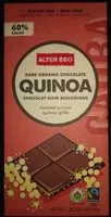 Mängden socker i 60% Cacao Quinoa Crunch Organic Dark Chocolate