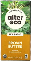 Mängden socker i Brown butter organic deep dark salted chocolate