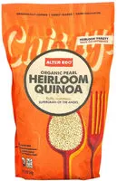 Mängden socker i Organic pearl heirloom quinoa
