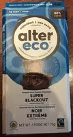 Mängden socker i Super blackout / Noir extrême