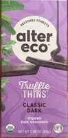 Mängden socker i Truffle Thins Classic Dark