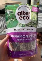 Mängden socker i Cinnamon Raisin Organic Granola