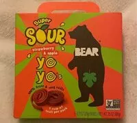 Mängden socker i Sour Fruit Rolls