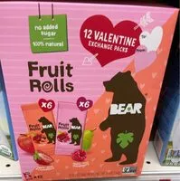 Mängden socker i Valentine Fruit Rolls