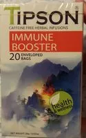 Mängden socker i Immune booster caffeine free herbal infusions