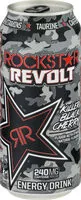 Mängden socker i Rockstar revolt energy drink killer black cherry