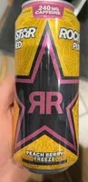 Mängden socker i Rockstar Peach Berry