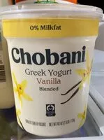 Mängden socker i Non Fat Greek Yogurt, Vanilla Blended
