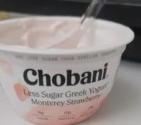Mängden socker i Less Sugar Greek Yogurt Monterey Strawberry
