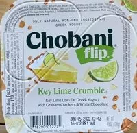 Mängden socker i Key lime crumble flip greek yogurt