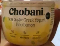 Mängden socker i Less sugar greek yogurt fino lemon
