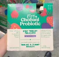 Mängden socker i Little chobani probiotic