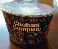 Mängden socker i Chobani Complete Mixed Berry Yogurt