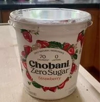 Mängden socker i Chobani Zero Sugar Strawberry