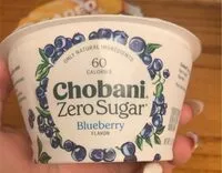 Mängden socker i Chobani zero sugar blueberry