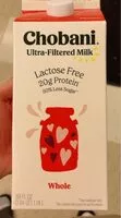 Mängden socker i Chobani Ultra-Filtered Milk
