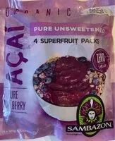 Mängden socker i Acaí