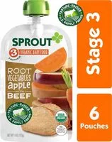 Mängden socker i Organic stage baby food pouches