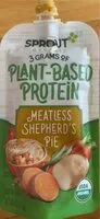 Mängden socker i 3 grams of plant based protein meatless shepherd’s pie