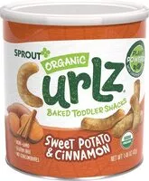 Mängden socker i Organic Curlz baked toddler snacks