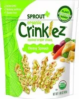 Mängden socker i Organic crinklez toddler snacks