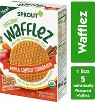 Mängden socker i Organic wafflez