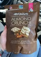 Mängden socker i Almond crunch