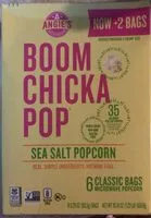 Mängden socker i Boom Chicka Pop Sea Salt Popcorn