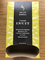 Mängden socker i Tisane Inuit - Mélange #1