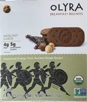 Mängden socker i Breakfast biscuit hazelnut carob