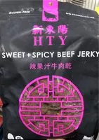 Mängden socker i Sweet and spicy beef jerky