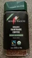 Mängden socker i mount hagen organic fairyrade instant decaffeinated coffee