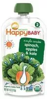 Mängden socker i Organic Baby Food, Spinach, Apples & Kale