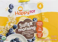 Mängden socker i Happy tot organic stage super morning organic