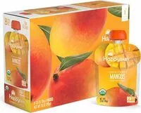Mängden socker i Organic clearly crafted stage baby food mangos ounce
