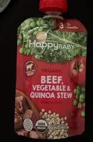 Mängden socker i Beef, vegetable and quinoa stew