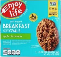 Mängden socker i Apple cinnamon breakfast fruit & oat ovals