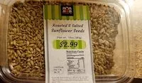 Mängden socker i Roasted and Salted Sunflower Seeds