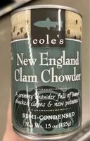 Mängden socker i New England Clam Chowder