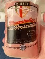 Mängden socker i Mozzarelalla whit prosciutto