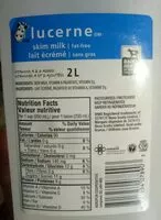 Mängden socker i Lait écrémé