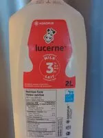 Mängden socker i Lucerne 3% milk