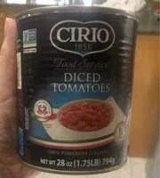 Mängden socker i Diced Tomatoes