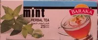 Mängden socker i Mint herbal tea