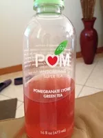 Mängden socker i Pom Pomegranate Lychee Green Tea