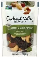 Mängden socker i Cranberry almond cashew trail mix