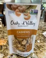 Mängden socker i Cashews Halves & Pieces