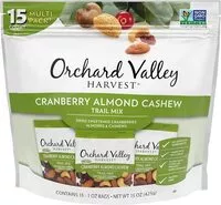 Mängden socker i Cranberry almond cashew trail mix
