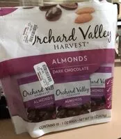 Mängden socker i Dark chocolate almonds