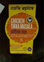 Mängden socker i Chicken Tikka masala with saffron rice